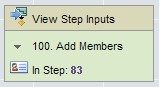 An image of a step displaying the number of members.