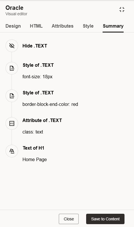 Editing Web Page Content with the Visual Editor