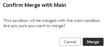 Confirm merge with main option