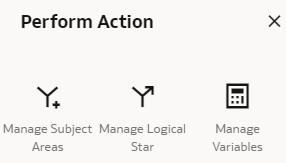 Perform Action dialog