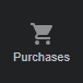 Purchases application menu icon in OpenAir
