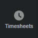 Timesheets application menu icon in OpenAir