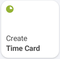 Create time card widget screenshot