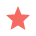 Red color star icon