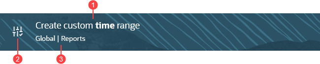 Anatomy of a search result entry for a custom time range