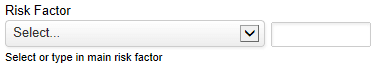 Example of dropdown and text custom field.