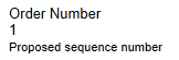 Example of sequence custom field.