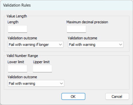 Individual Field Formatting window in Integration Manager.