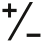 Plus/minus icon on iPhone