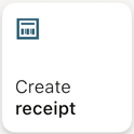 Create receipt widget screenshot