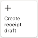 Create receipt draft screenshot