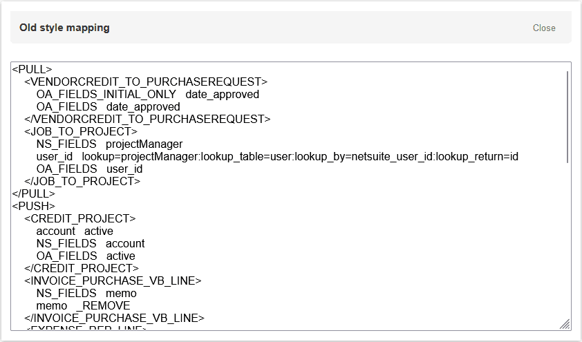 Advanced mapping code viewer