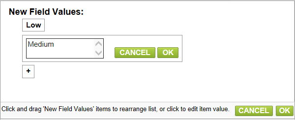 Advanced custom field value editor.