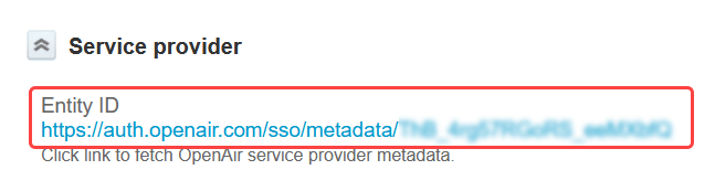 Entity ID link