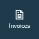 Invoices module menu button