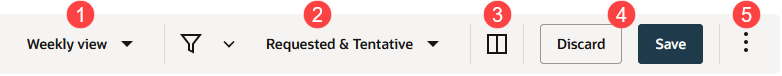 Resource center toolbar