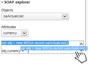 SOAP Explorer in the Scripting Studio tools and settings pane.