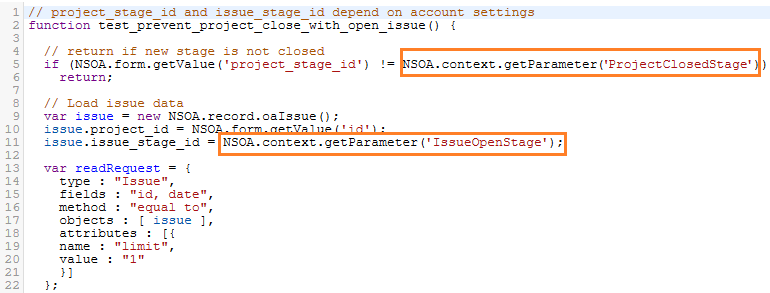 Example of script using script parameters.