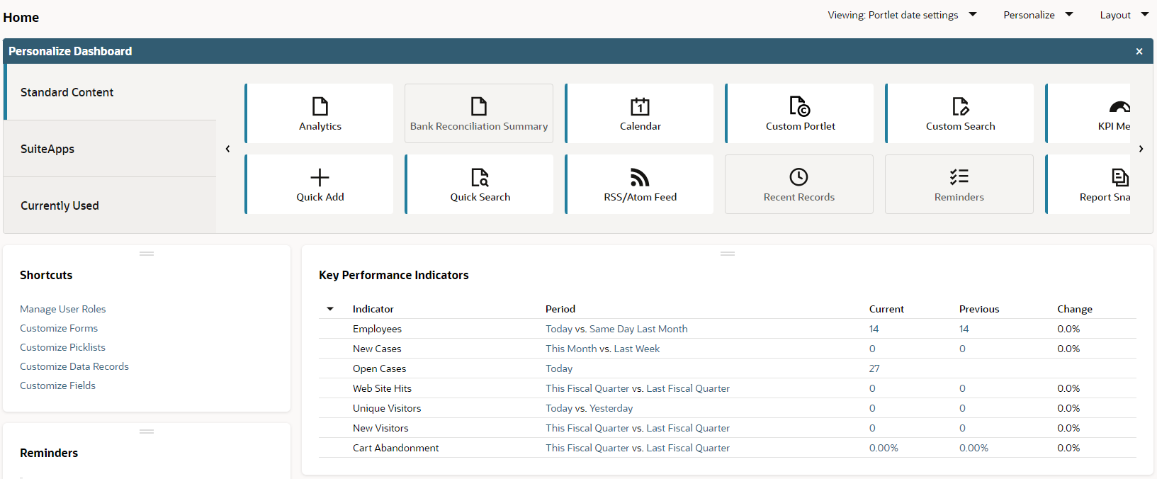 Redwood Experience Dashboard