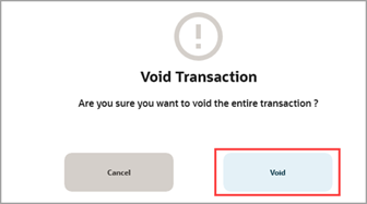 Void transaction confirm