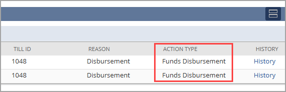 Example Journal Entry from Funds Disbursement, part two
