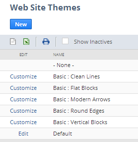 Website Themes Templates