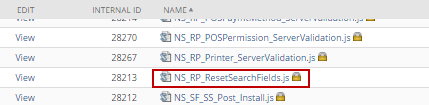 Copy the NS_RP_ResetSearchFields.js File