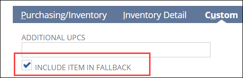 Fallback Catalog Limit Inventory Include Item Checkbox