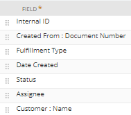 SCIS Fulfillment Requests Results Subtab Required Fields