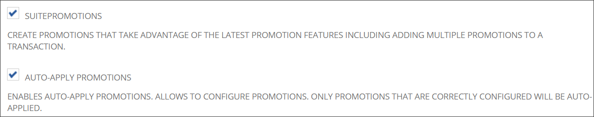 Enable Auto-apply Promotions