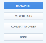 Quote Email/Print Button