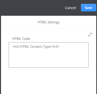 HTML Basic View
