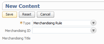 Shows how to select and save a merchandising rule in the NetSuite interface.
