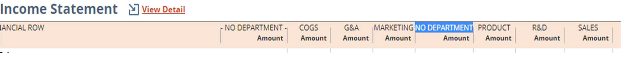 Example of an Income Statement.