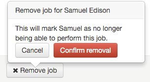 Jobs - Remove