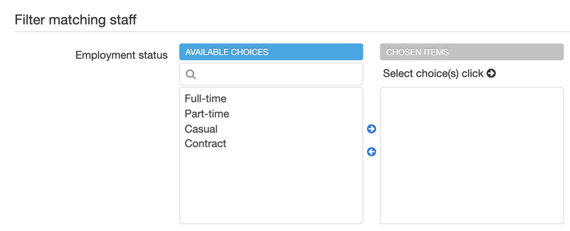 Adi Insights pay run report staff filter