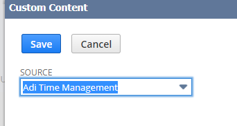 Adding Adi Time Management portlet in NetSuite