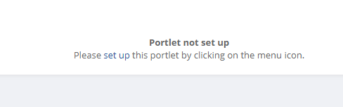 NetSuite portlet emplty
