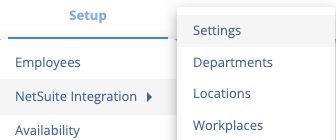 Adi Insights Configuration settings menu