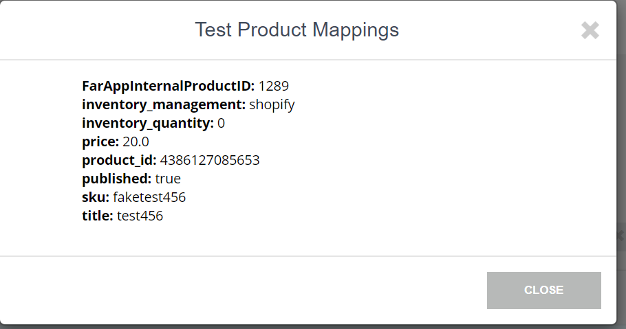 Product Mappings Result