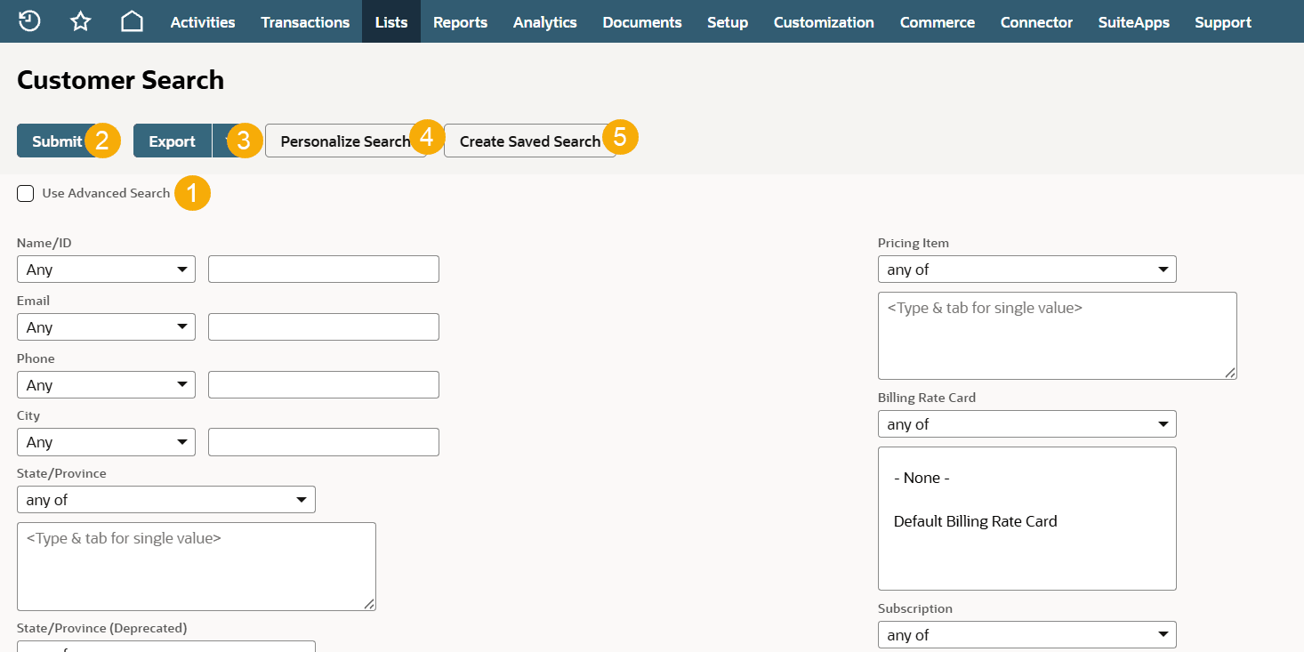 Defining a simple search.