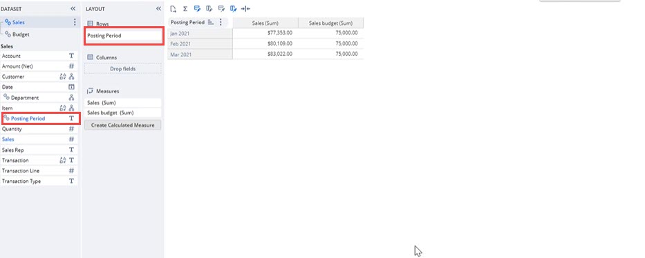 Screenshot of a properly rendered pivot table.
