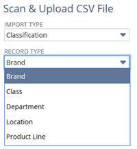 CSV segment example.