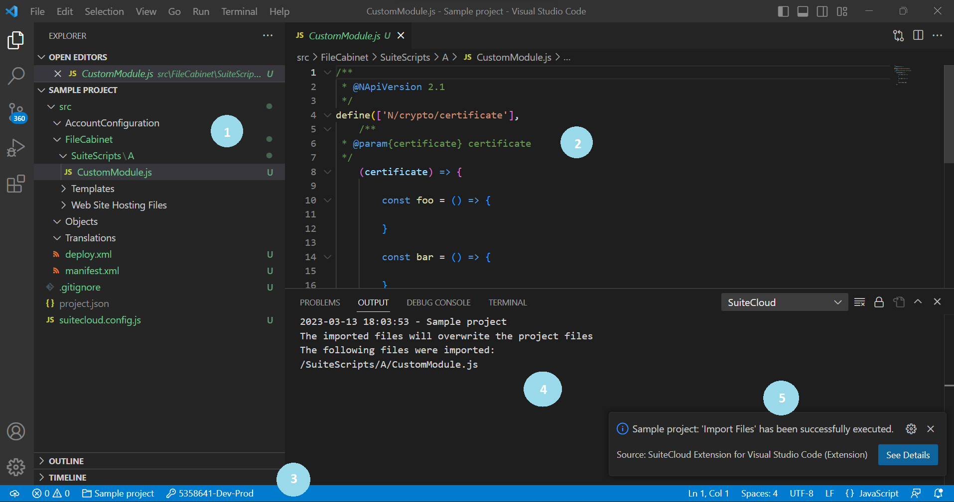 Visual Studio Code User Interface