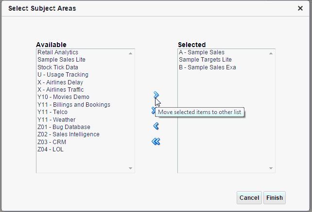 Description of xdo11g-select-subj-areas.gif follows Description of xdo11g-select-subj-areas.gif follows