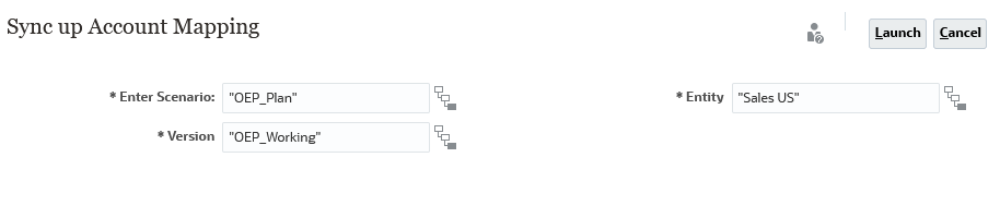 Sync up Account Mapping