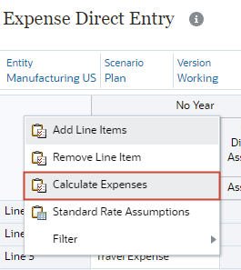 Calculate Expenses