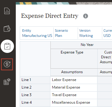 Go to Review Project Expense