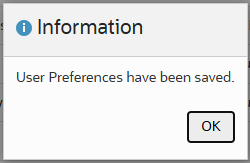 Information message