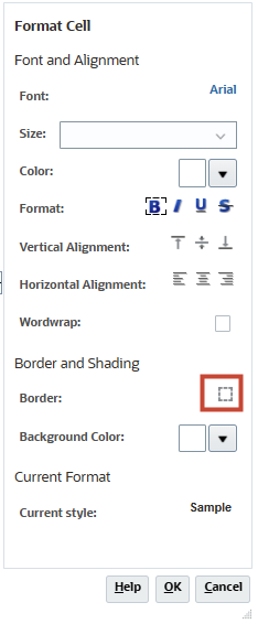 border button